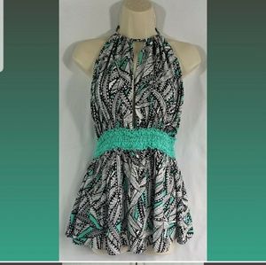 Luxxel tribal cutout backless romper jumper bebe s